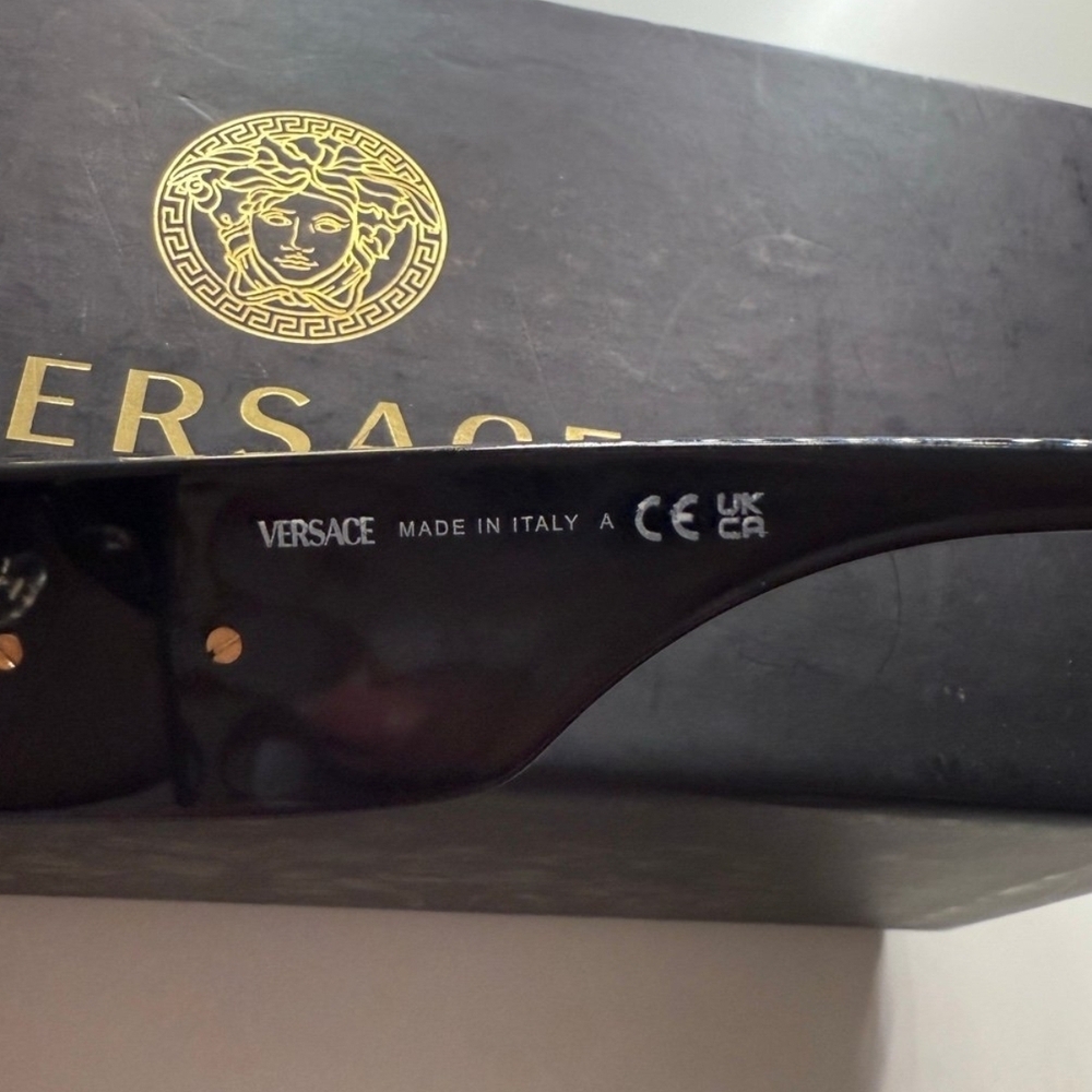NOT FOR SALEersace Black Sunglasses for Men Mod.2150Q New - Picture 4 of 7